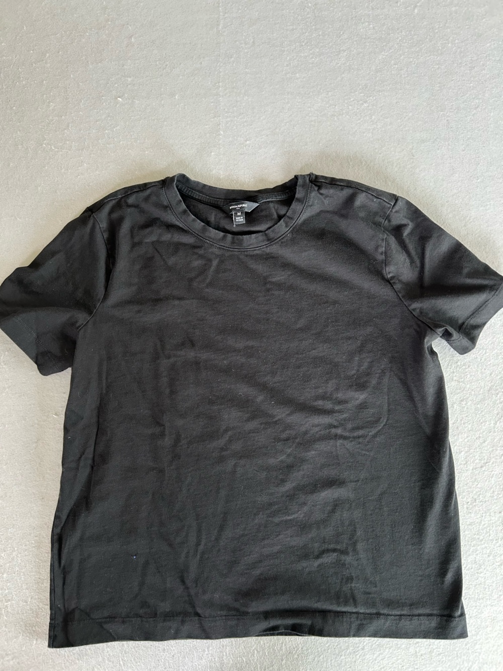 Banana Republic Womens Black Crewneck Short Sleeve T-shirt Size M